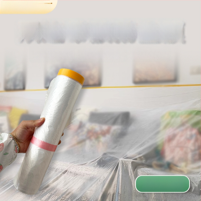 Pravouhlý plastový ochranný film pre dekoráciu nábytku a internátu; priehľadný, s logom, prispôsobiteľný a narezať na mieru.