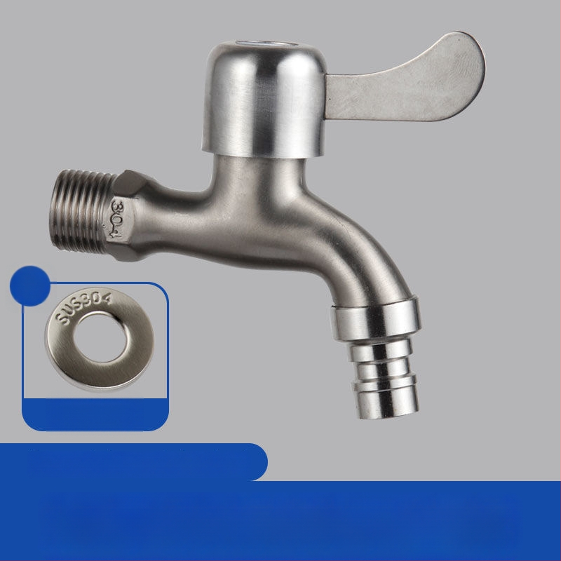 Nerezová vodovodná batéria s deliťom, 1 vstup, 2 výstupy, univerzálna montáž, keramický diskový Ventil