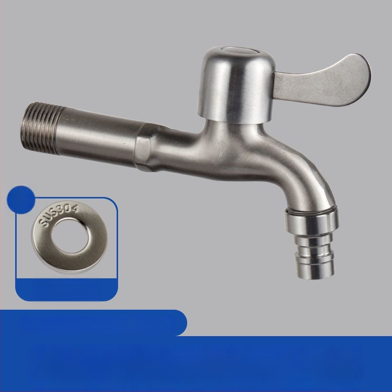 Nerezová vodovodná batéria s deliťom, 1 vstup, 2 výstupy, univerzálna montáž, keramický diskový Ventil