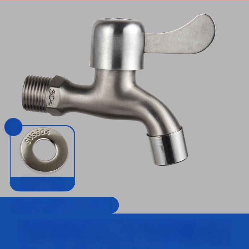 Nerezová vodovodná batéria s deliťom, 1 vstup, 2 výstupy, univerzálna montáž, keramický diskový Ventil