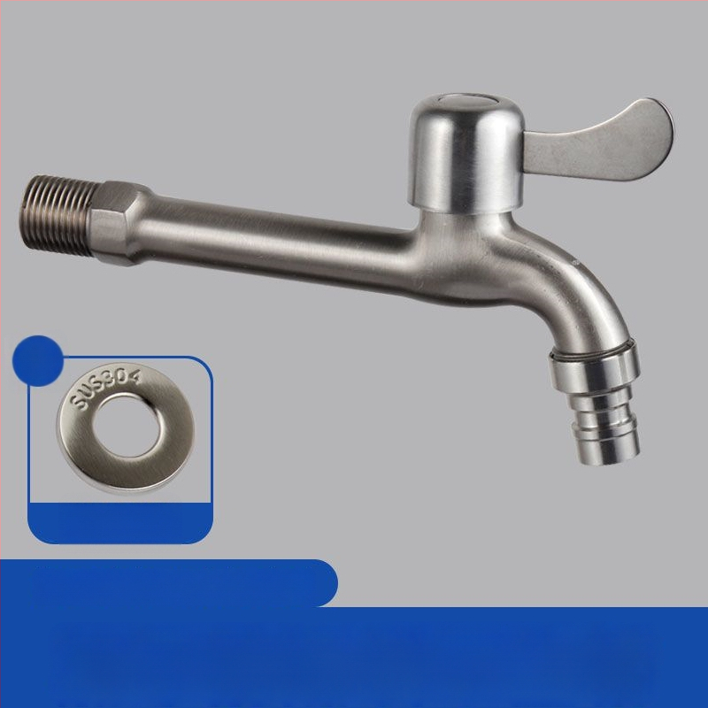 Nerezová vodovodná batéria s deliťom, 1 vstup, 2 výstupy, univerzálna montáž, keramický diskový Ventil