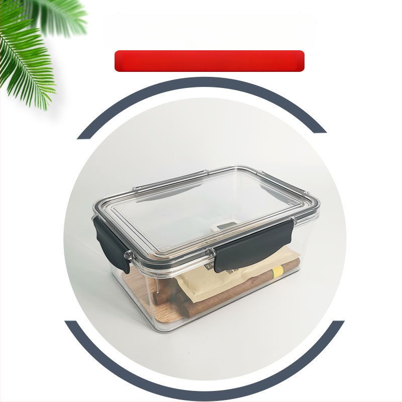 Huabei Humidor na cigary – PET Materiál, Uzavretý voči vlhkosti a škodcom, 20 kusov, Prispôsobiteľné