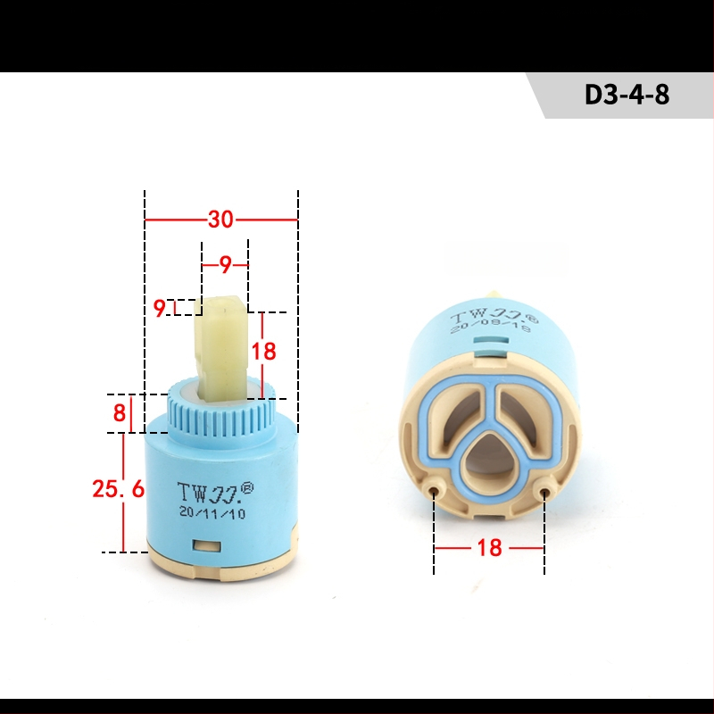 Kuchynský drez keramické jadro ventilu 25/35/40 – horúca/studená miešacia súprava, sada údržby