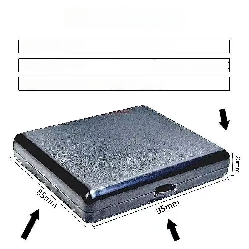 Sigarettide karp Flip-Top, ultraõhuke, luksuslik liivapritsitud viimistlus, plastikust (Materjal: Plastik; Logo trükkimine: Jah; Karbi kogus: 300; Tootekood: HQ)