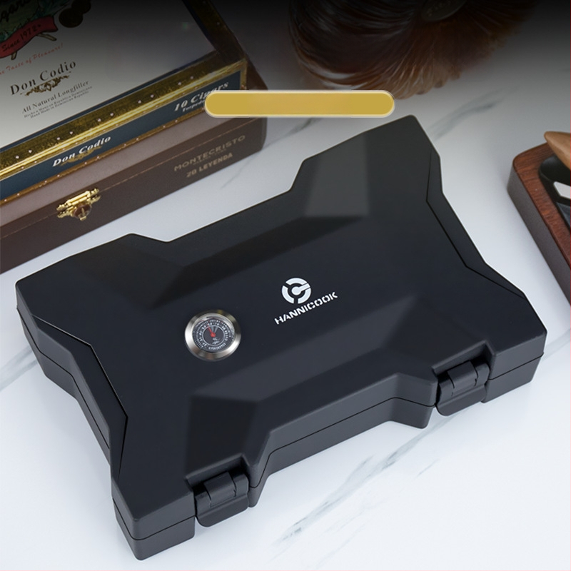 Cestovná cigarová krabička, ABS materiál, dvojvrstvový dizajn, desať kusov, veľká kapacita, tesniaci proti vlhkosti