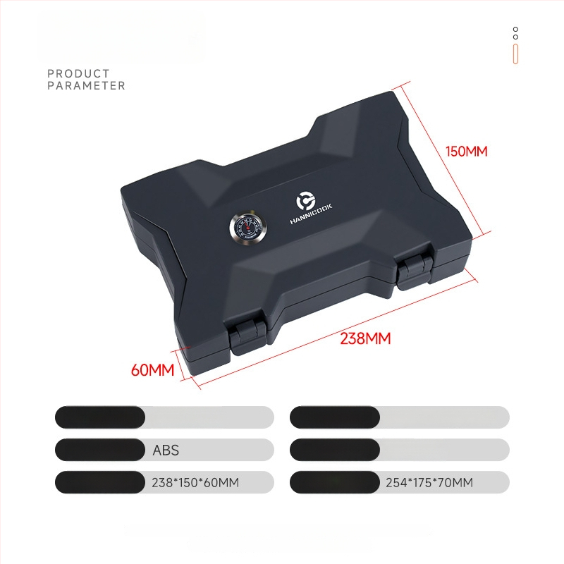 Cestovná cigarová krabička, ABS materiál, dvojvrstvový dizajn, desať kusov, veľká kapacita, tesniaci proti vlhkosti