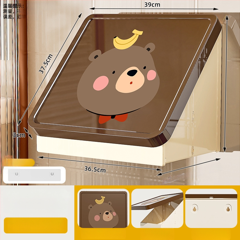 Nástenný skladací plastový regál do kúpeľne (Model 8022, Značka Simple Plastic, 1 vrstva, zaťaženie 1–5 kg)