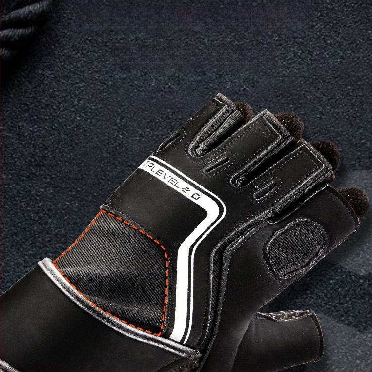 Posilňovacie rukavice s ochranou dlane – nylon, polovičný prst, ochranná dlaň (TMT)