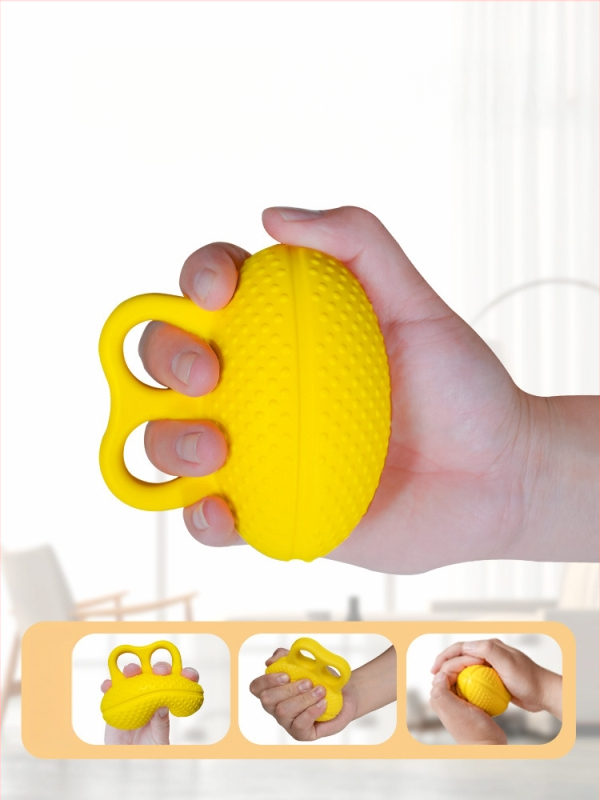 Posilňovač úchopu a cvičiteľ prstov s PU guľou pre tréning ruky, prstov a zápästia