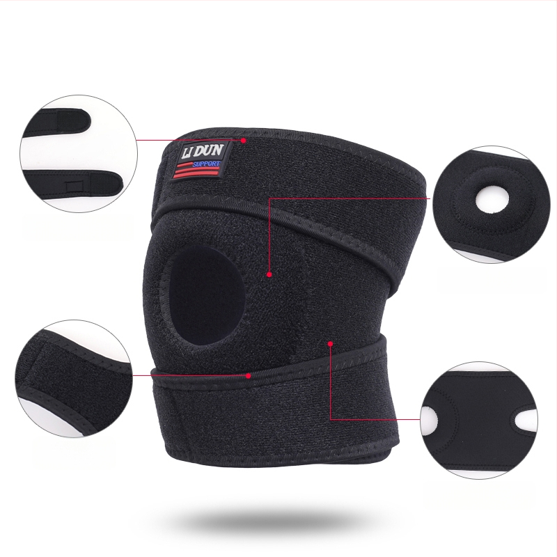 Kompresný kolenný pás – priedušný, unisex, model F7H9MMMMHSJH5, hlavný materiál: špongia, vhodný pre túru a športy