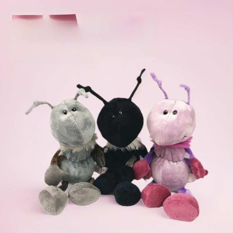 Plyšová ant-figúrka, krátky plyš, výplň PP bavlna, OEM logo