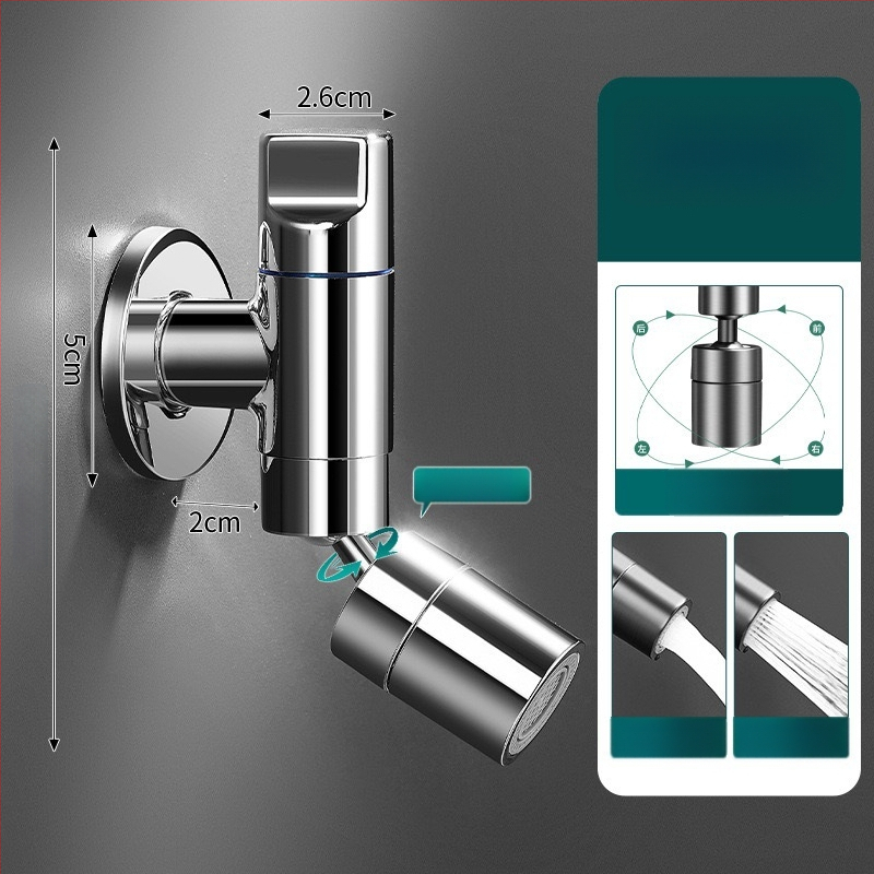 Meďový nástenný zmiešavací kohút pre mop drez, predĺžený, proti striekaniu, model 825, do kúpeľne a na balkón