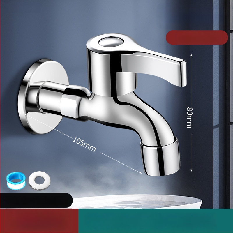 Prívodný kohút na práčku, čistý meď, zapustený do steny, 20 mm pripojenie, keramický diskový ventil, brúsený povrch