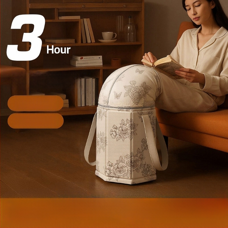 Skladaný hlboký kúpeľ na nohy s vekom, pre domácu potrebu, nepremokavá látka, hrubé steny, hladina vody nad 25 cm