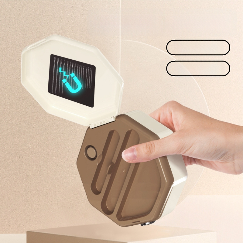 Prenosná vrecková súprava na šitie s plastovým puzdrom, 60 kusov, jednoduchý dizajn