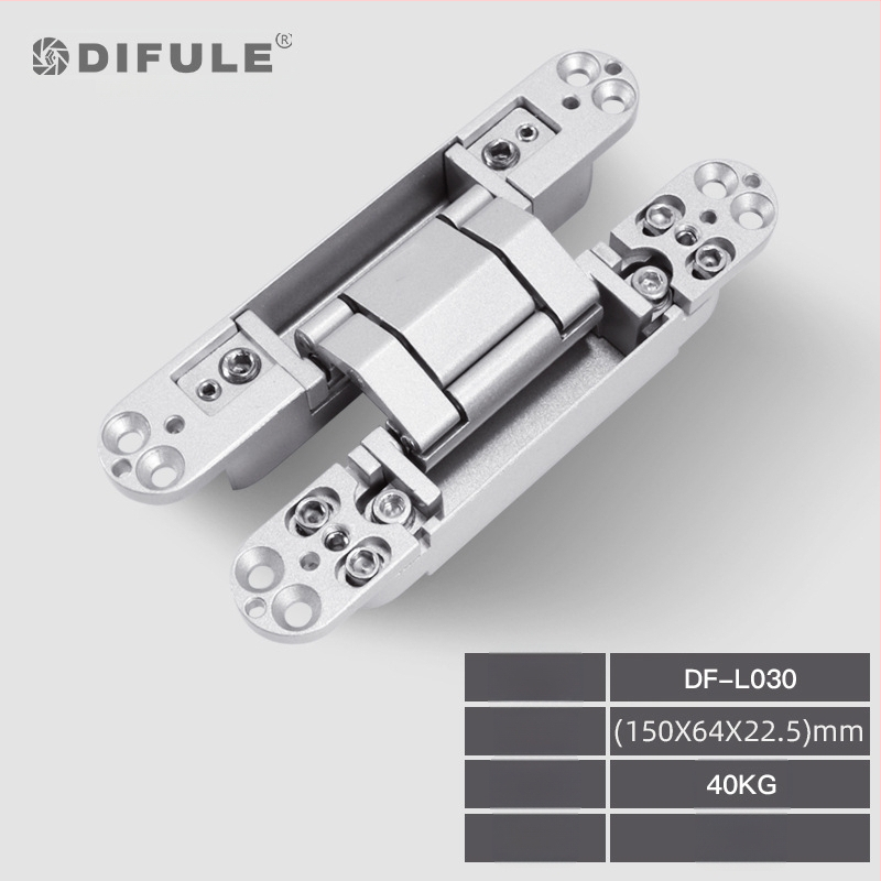 DIFULE 3D Nastaviteľný krížový pánt, tvaru H, zinková zliatina