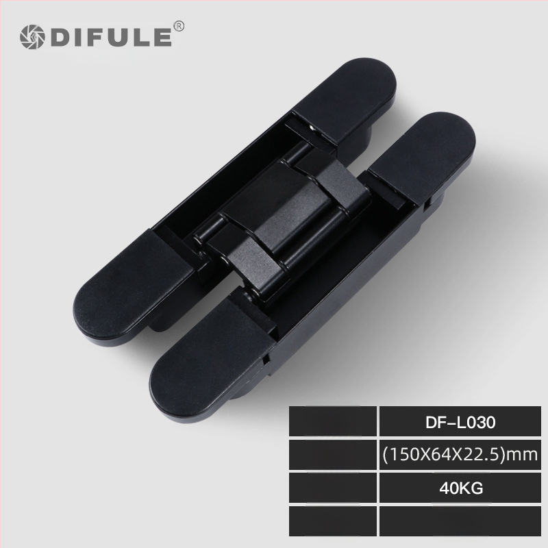 DIFULE 3D Nastaviteľný krížový pánt, tvaru H, zinková zliatina