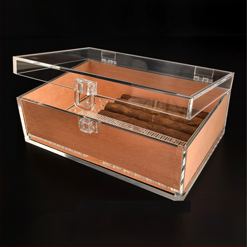 Dunhao Plastový Humidor na Cigare – jednoduchý štýl, ľahký luxus, model CD-069