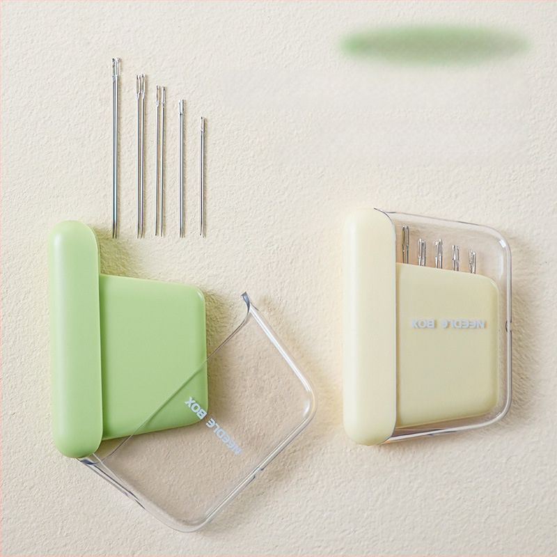 Prenosná vrecková magnetická škatuľka na ihly a šitie, séria ihlový balík, ABS + 60# oceľ, 220 kusov v krabici, hrubá hmotnosť 30 g