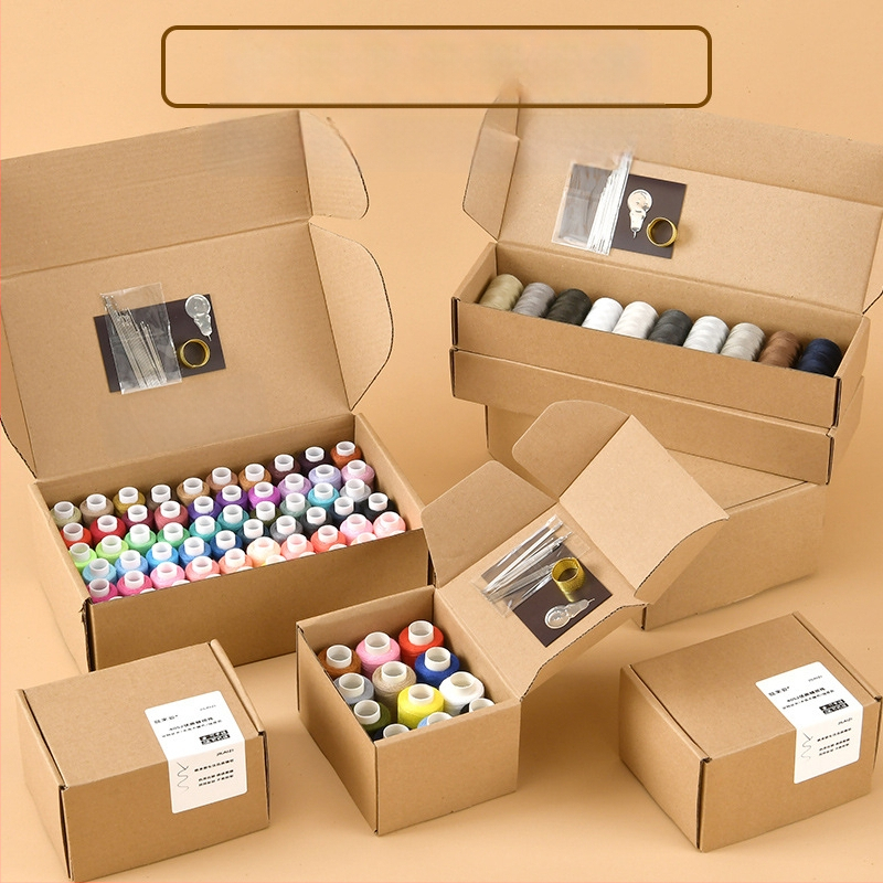 Domáce šitie nití krabička — Vysoko kvalitné nite pre ručné aj strojové šitie, malé cívky (Kategória: Šijacia krabička; Import: Nie; Určené použitie: Domáce)