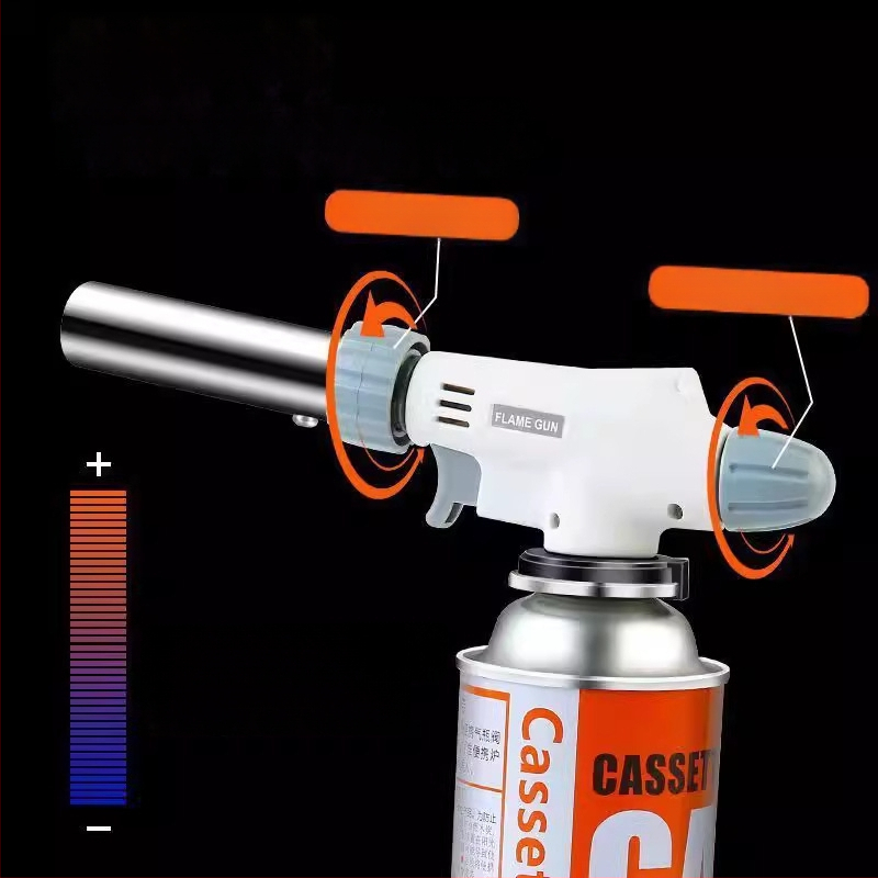 Hlava plameňa na pečenie — kovové telo, bavlnený olej, opakovane použiteľné, krabica 100 ks