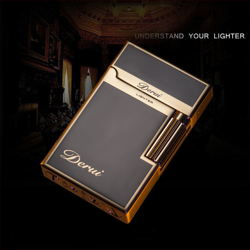 Derry kovový zapaľovač — Značka: Derry; Palivo: benzín; Tlačené logo: Áno; Balenie: 100 kusov; Dizajn: Jednoduchý, ľahký luxus