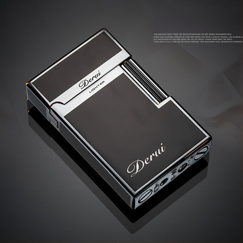 Derry kovový zapaľovač — Značka: Derry; Palivo: benzín; Tlačené logo: Áno; Balenie: 100 kusov; Dizajn: Jednoduchý, ľahký luxus