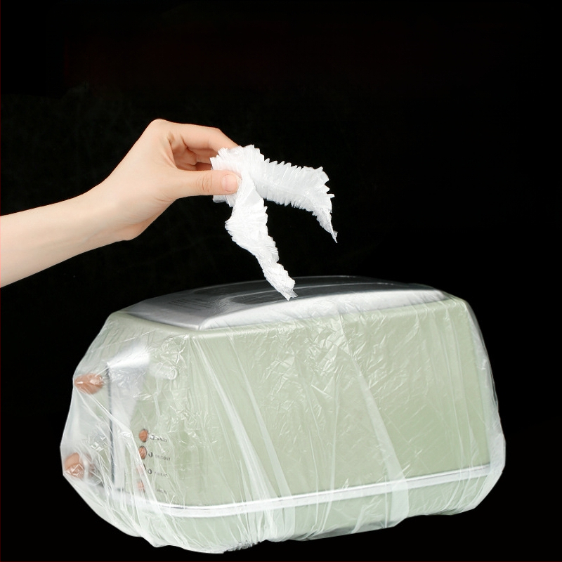 Jednorázové kryty proti prachu pre domáce spotrebiče, sada 20 kusov, hrubšie, priesvitný film, pre rýžovar a hrnce, materiál 20213