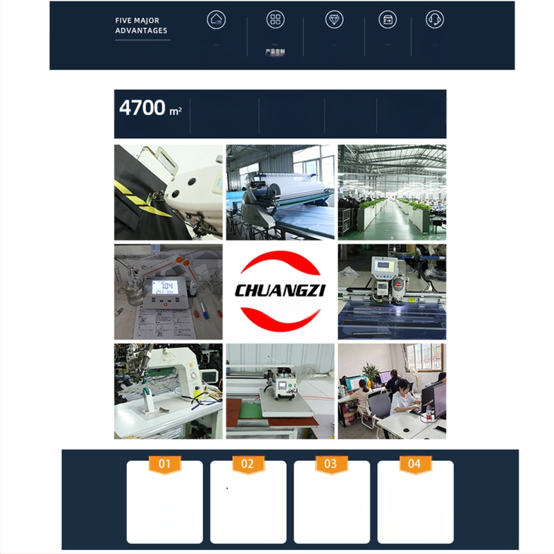 Rozdelený set dažďového plášťa na motocykel – PVC vrstva; hrubá tkanina Chunya