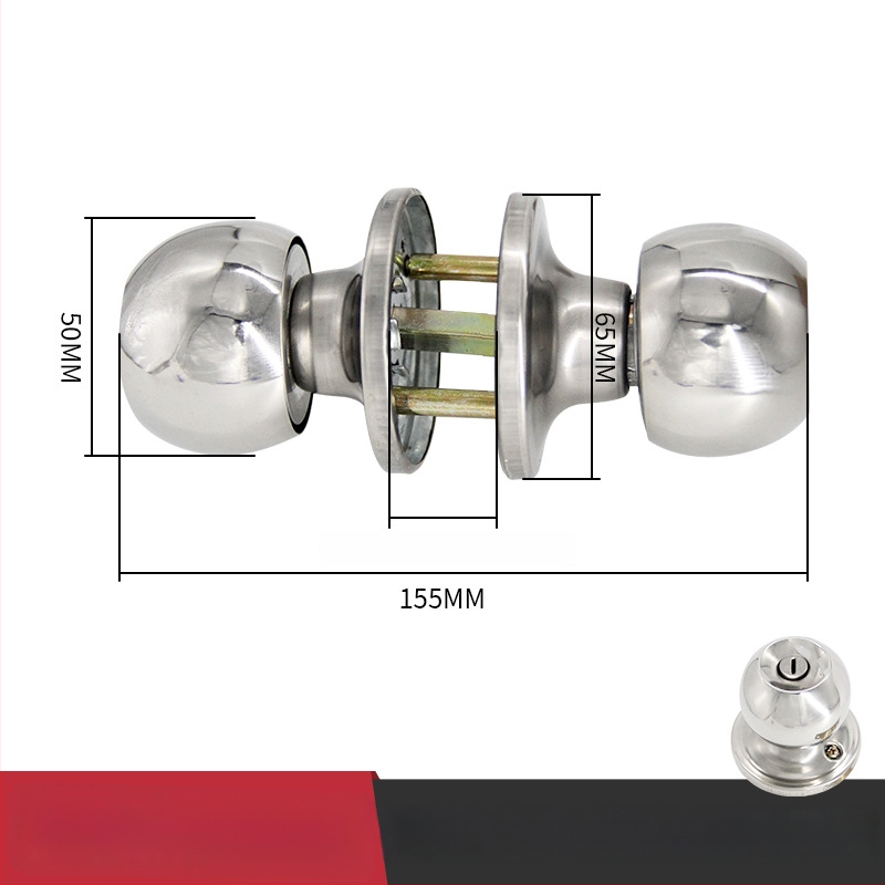 Gu Rui 588 Zámok na dvere z nerezovej ocele pre interiérové dvere