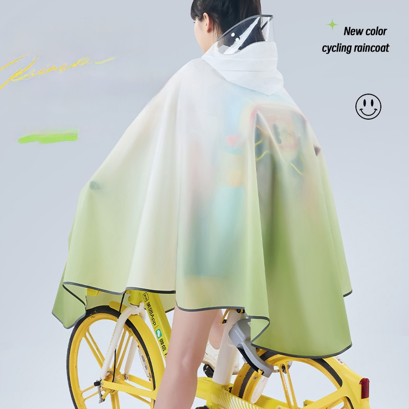 Jednodielne pončo na bicykel pre dospelých, EVA látka, určené pre horské bicykle