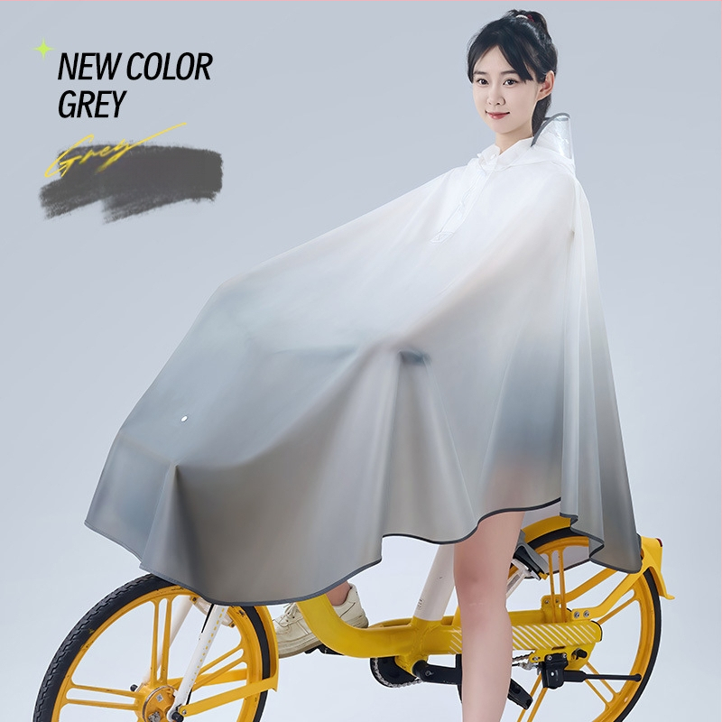 Jednodielne pončo na bicykel pre dospelých, EVA látka, určené pre horské bicykle