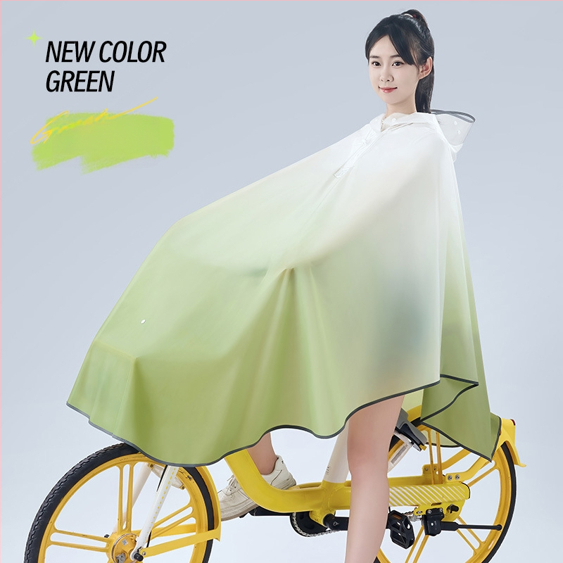 Jednodielne pončo na bicykel pre dospelých, EVA látka, určené pre horské bicykle