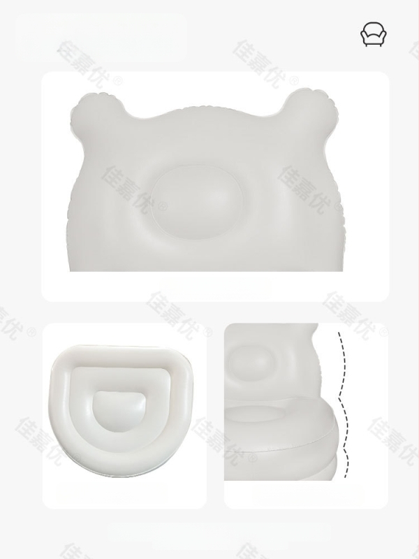 Ühe inimese jaoks mõeldud õhupadi-luodi sisseehitatud pumbaga, lisaks kõrge ja paks PVC pind, Jia Jia You