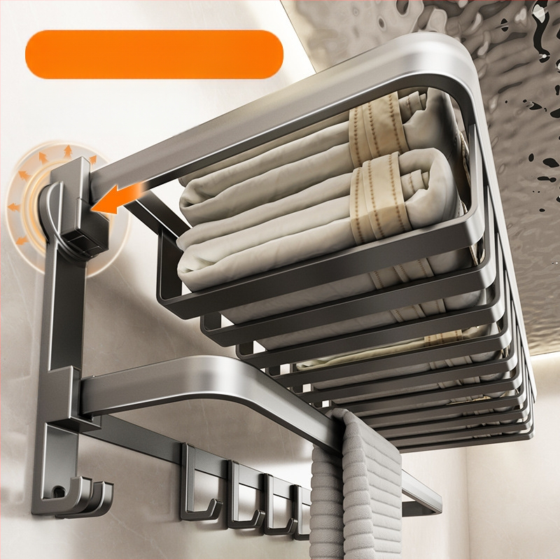 Nástenný vešiak na uteráky so saciovacími zátkami, z kovu, nosnosť 5 kg, 1 riadok, moderný minimalistický štýl, bez vŕtania