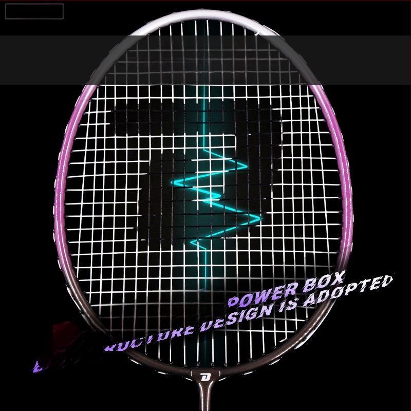 DHS 1012, 2 vienetų badminton raketės komplektas, aliuminio lydinio rėmas, nailono siūlai, pradedantiesiems jaunimui