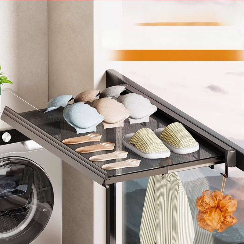 Držiak na uteráky s prisavkou, Space hliník, moderný minimalistický dizajn, antibakteriálny, jednovrstvový