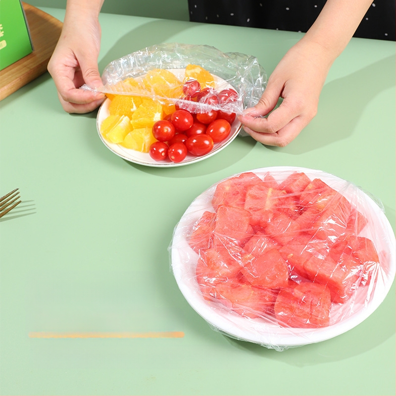 Plastový potravinový obal – jednorazový kryt, prachotesný, 100 balení, plastový materiál, trvanlivosť 36 mesiacov