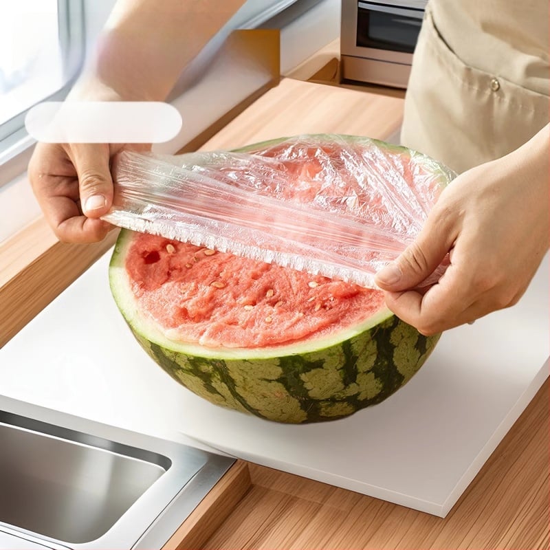 Poklopac za plastičnu foliju, debeli prašinu zaštitni kuhinjski poklopac, prehrambene kvalitete, višenamjenski (200 g, 100 kom., Linyi, Shandong)