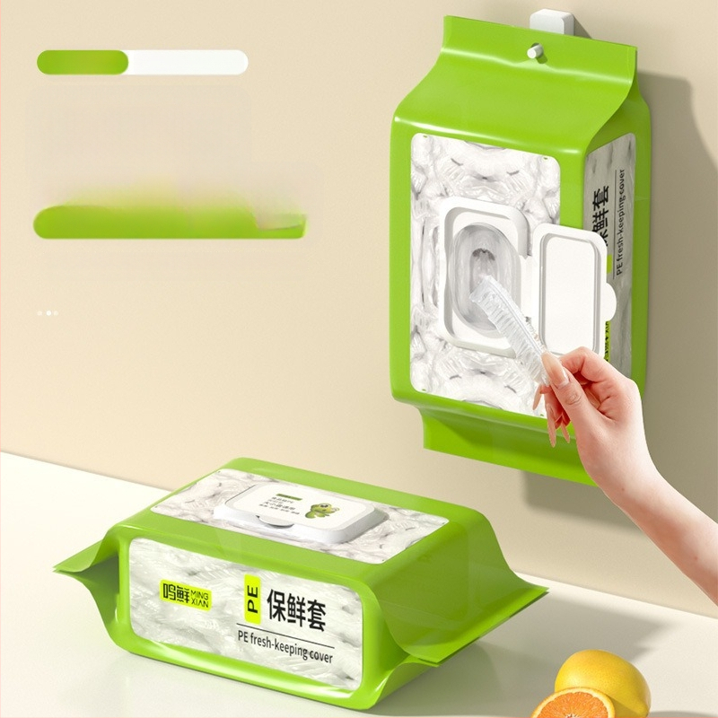 Poklopac za plastičnu foliju, debeli prašinu zaštitni kuhinjski poklopac, prehrambene kvalitete, višenamjenski (200 g, 100 kom., Linyi, Shandong)