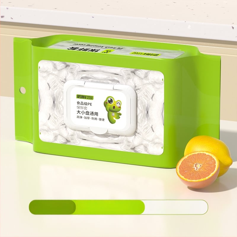 Poklopac za plastičnu foliju, debeli prašinu zaštitni kuhinjski poklopac, prehrambene kvalitete, višenamjenski (200 g, 100 kom., Linyi, Shandong)