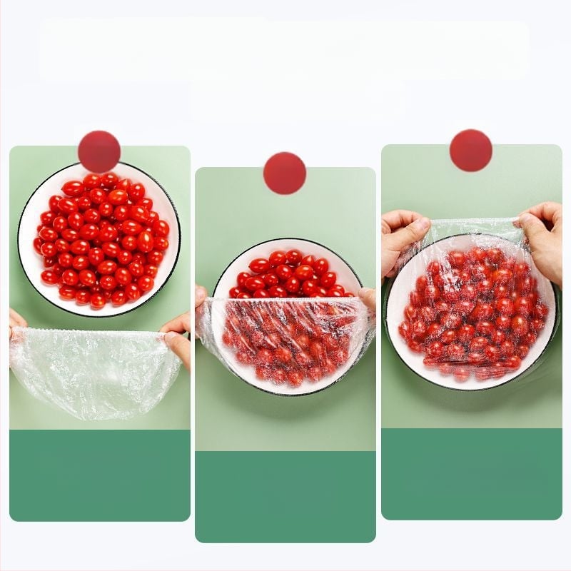 Jednokratne folije za očuvanje svježine, prehrambena kvaliteta, PE materijal, 2 komada, otporne na -60°C do 140°C, za kućnu upotrebu