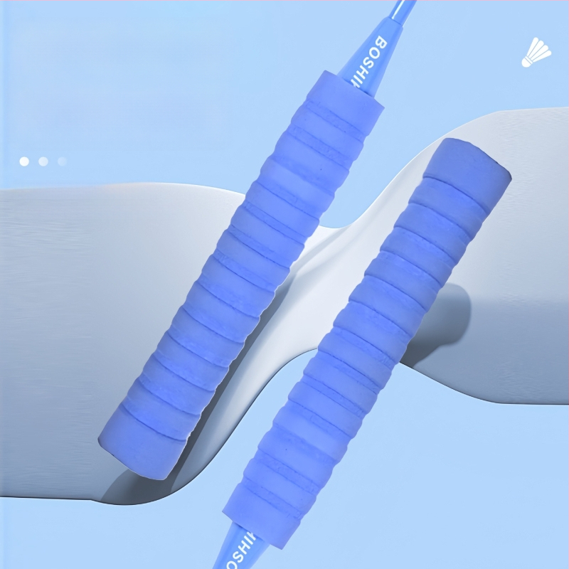 Bedmintonová raketa Bushi Card, rám zo zliatiny ferro, hmotnosť 95–100 g, vodorovný úder, nylonové šnúry