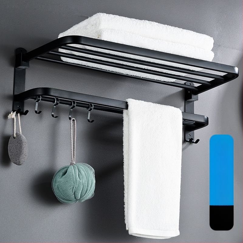 Stojan na uteráky z nerezovej ocele 304, na stenu, model YFN-001, nosnosť 20–25 kg, jedno poschodie, povrch: práškové lakovanie a leštenie