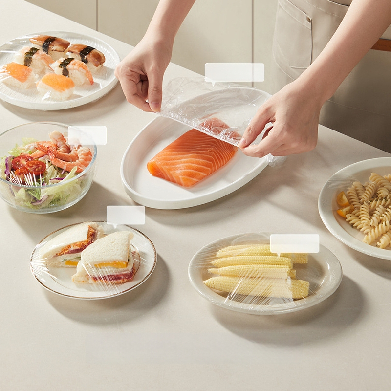PE kryt na potravinový film pre misky a taniere, 1 ks, domáce použitie
