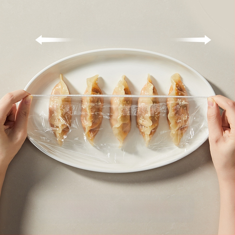 PE kryt na potravinový film pre misky a taniere, 1 ks, domáce použitie