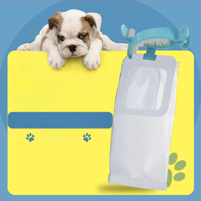 Dispenser tašiek na psov s klipom a automatickým zásobovaním (Plast; Model 48931157; Balenie: 20 ks)