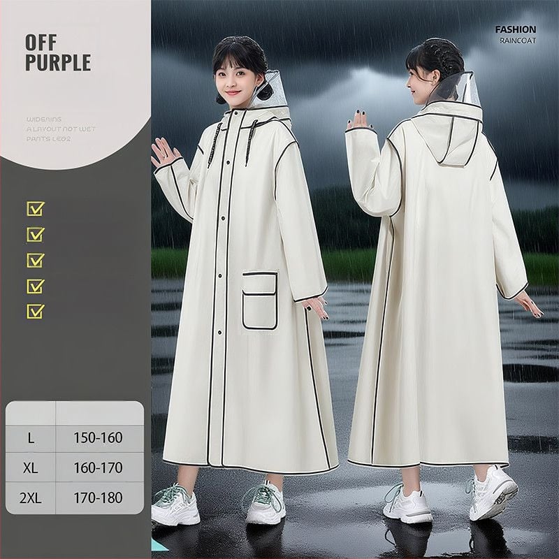 Unisex pláštenka na dážď pre dospelých na bicykel a elektrické vozidlo – PVC látka, PU vodotesný povlak, opakovane použiteľná, tenký štýl