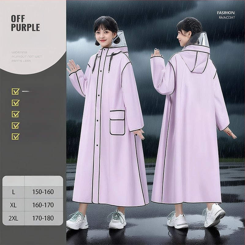 Unisex pláštenka na dážď pre dospelých na bicykel a elektrické vozidlo – PVC látka, PU vodotesný povlak, opakovane použiteľná, tenký štýl