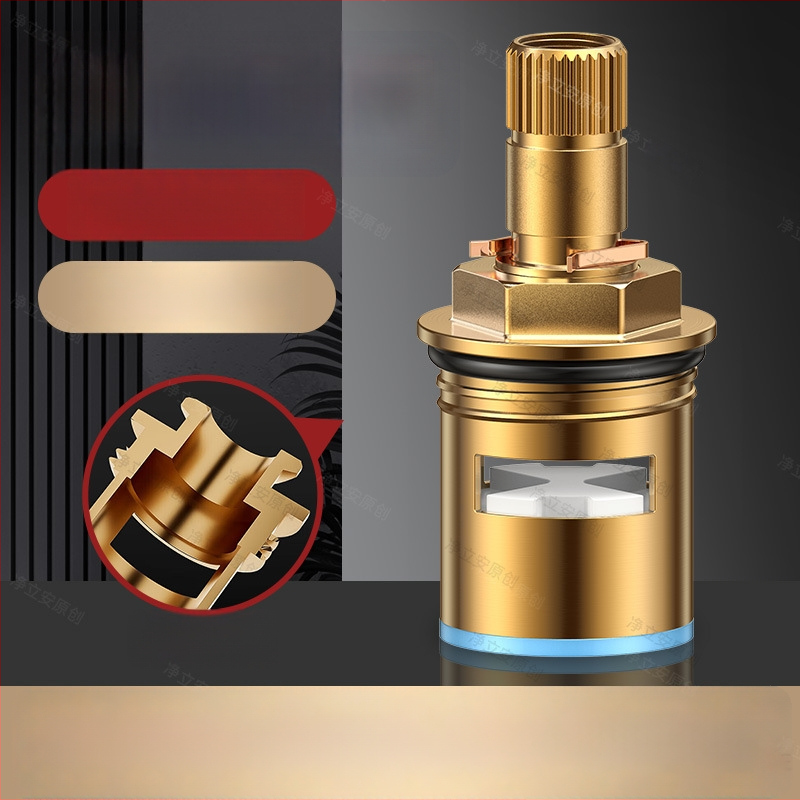 Sada jadra ventilu na kohútiku s meďo-keramickou konštrukciou, model HX-A-1266 (180° otáčanie, max. 99°C prevádzka, 10 rokov životnosti)